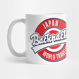 Japan backpacker world traveler Mug